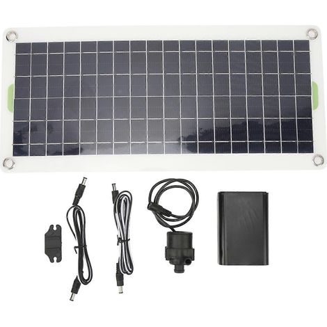 12V Solar-Wasserpumpe, 4 dB, geräuscharm, 19W, solarbetriebener Wasserbrunnengenerator, Pumpe für Haus, Auto, Boot, Garten, 50W (1/5)