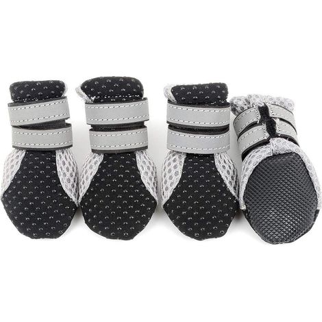 Filiyano-Bottes de protection respirantes en maille pour chiens - Pour chiens de petite et moyenne taille - Bl (1/5)