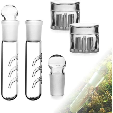 Piège à vers et escargots, verre, modèles 3 et 8 trous, lot de 4