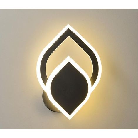 Applique murale LED 20 W – Luminaire d'intérieur moderne pour chevet, chambre, salon, salle de bain, couloir et escalier – Éclairage 3 couleurs (1/3)