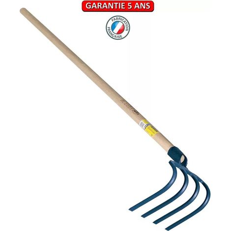 Ganci per vanga o cemento 4 denti 21 cm con impugnatura da 1,35 m OUTILS PERRIN