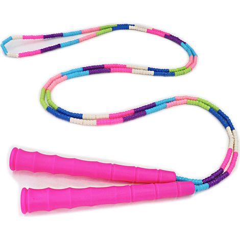 Corde à sauter perles souples, corde de gym fitness réglable pour hommes femmes enfants (1/5)