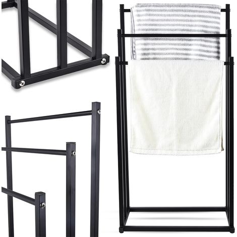 Heckermann Handtuchhalter, schwarz (1/5)