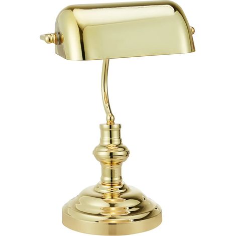 Lampe de table laiton e14 verre ajustable - markslojd - bankers 218172746 218172746 218172746 (1/4)