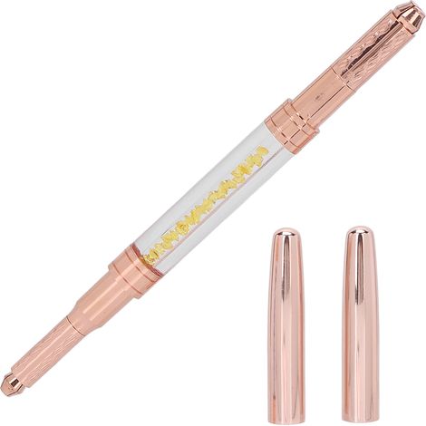 Stylo de Tatouage Double Embout pour Sourcils et Maquillage Permanent - Jaune (1/5)