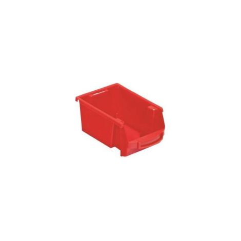 Gaveta de polipropileno rojo SPACY2R - 1 litro