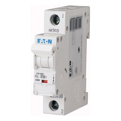 Eaton Disjoncteur de protection de ligne (MCB), 50 A, 1p, Caractéristique : C, 236064