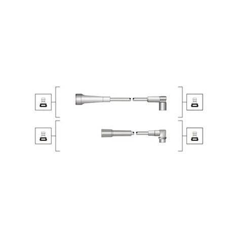 Kit de câbles d'allumage Magneti Marelli 941319170051 RENAULT