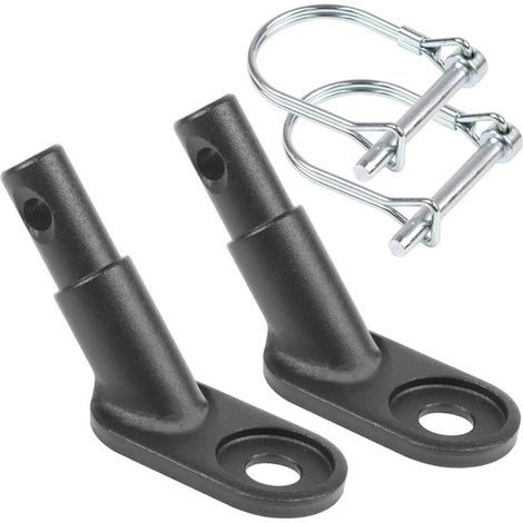 Attelage universel pour remorque de vélo avec boucle en U, adapté aux remorques pour enfants et compatible avec les barres de remorquage et les remorques pour chiens. (1/5)