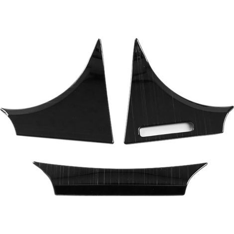 Cache de tableau de bord en acier inoxydable noir pour la Camry 2018 (8e génération) (1/3)