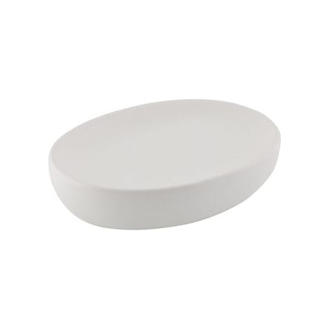 Jabonera de cerámica blanca Wellness (1/3)
