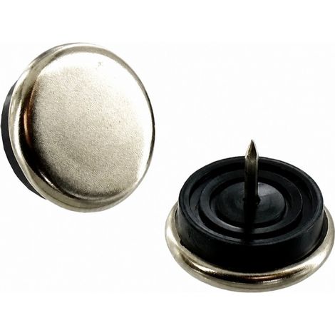 Guida per chiodi in metallo per mobili, 17 mm, 4 unità