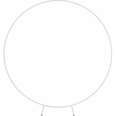 Arche de mariage décorative QttvbTna, en fer blanc, 2 x 2 m, capacité 5 kg (1/2)