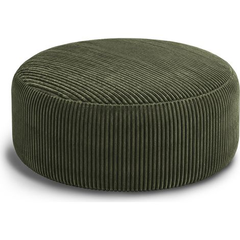 6FT XXL Bean Bag Sofa aus Cordstoff, Memory-Foam-Füllung, Grün (1/4)