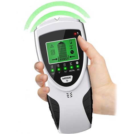 Wanddetektor, 5-in-1-Wandscanner-Scanner-Detektor, Bolzendetektor-Wandscanner mit akustischem Alarm zur Erkennung von Metallbolzen (SH301)