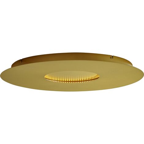Moderne Deckenleuchte Gold 60cm inkl. LED 3-Stufen Dimmbar - Morning