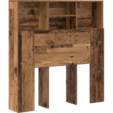 Cabinet de Tête de lit,Panneau décoratif avec étagère Bois ancien Bois Composite CFW5377149 (1/5)