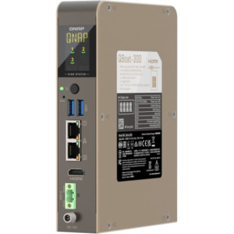 QNAP QBoat-300 NAS Compacto 4 GB 0 TB QNAP QTS Gris (1/5)