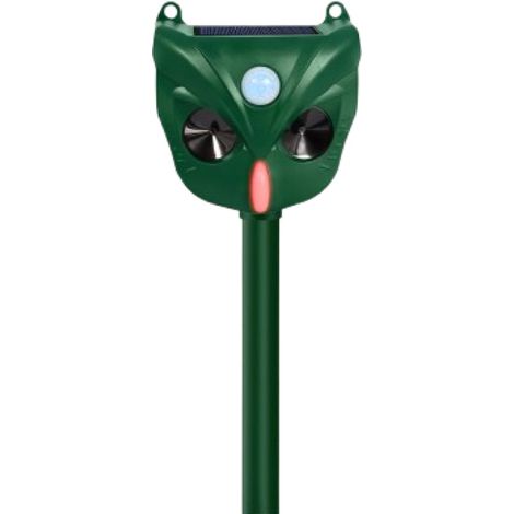 Repulsif Chat Exterieur Interieur, Répulsif Chat Ultrason à Energie Solaire, attendu Répulsif Chat Répulsif avec Détecteur de Mouvement pour Anti Chats Chiens Souris Ratons (1/5)