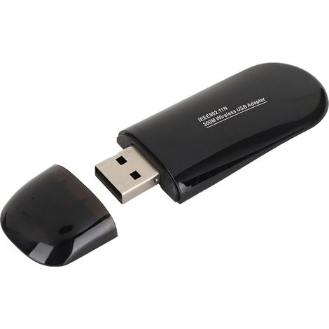 Carte réseau sans fil ZAPO W60S 300M, carte réseau sans fil intelligente compatible WEP/WPA/WPA2 (1/5)