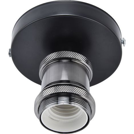 Douille de Lampe Vintage E27, Installation Facile, Utilisation Sûre, Large Utilisation, Matériau de Haute qualité avec Accessoire pour Cuisine, Chambre à Coucher, Salon, Douille (1/5)