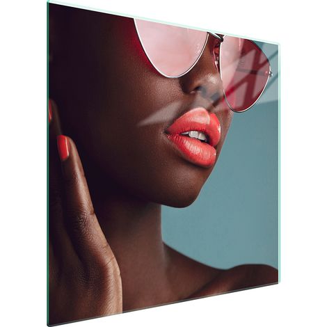 GLASSCHUTZPLATTE FÜR HERD 50x52 FRAUEN (1/5)