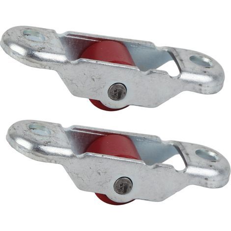 Sliding door and window pulley, silent roller, single wheel plastic hardware with 12mm base, 10 pieces (1/5)