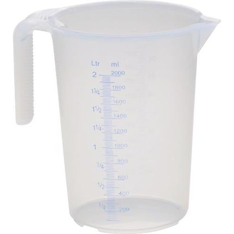 hünersdorff jarra medidora 2000 ml polipropileno transparente - 937500 (1/2)