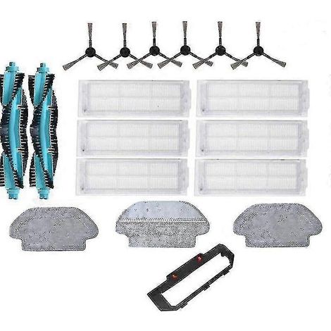 Lingettes de nettoyage de rechange avec rouleau filtrant HEPA pour appareils de nettoyage Viomi Mi Mop Pro V2, Pro V3 SE, V Rvclm26b et V Rvclm21b – pièces détachées