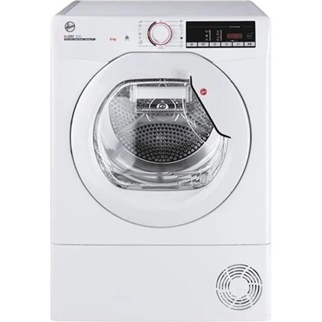 Hoover HL EH8N1DE-S Asciugatrice 8 Kg, con Pompa di Calore, Libera Installazione, Classe energetica E