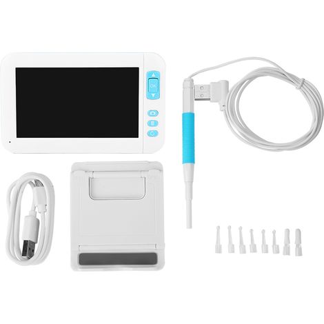 4.3 pouces écran visuel 1080P 3.9mm 6LED endoscope auriculaire otoscope outil de nettoyage pour oreilles (1/5)