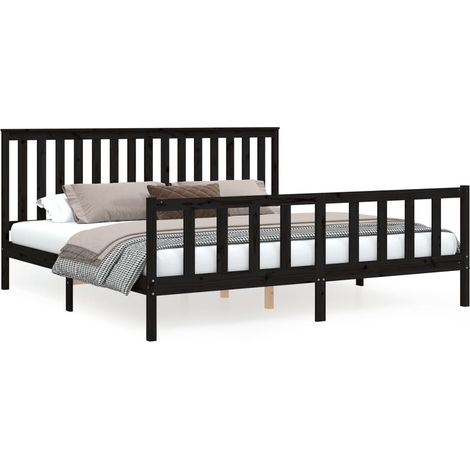 Maison Exclusive - Estructura de cama con cabecero madera de pino (1/5)