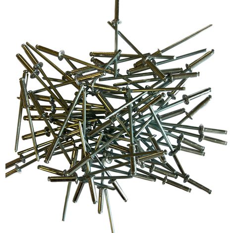 Sachet de 500 rivets aluminium standards de 3.2 x 14