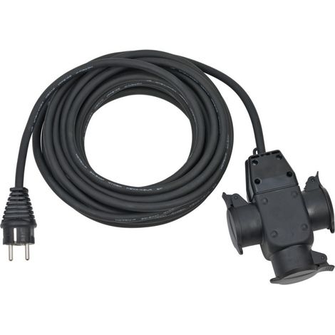 Brennenstuhl 1167810301 Alimentazione Prolunga Nero 10.00 m H07RN-F 3G 1,5 mm² (1/2)