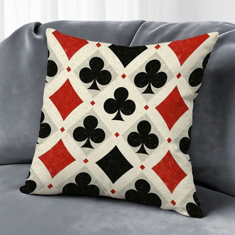 Housse de coussin carreaux printemps été, décoration maison,45×45cm (1/5)