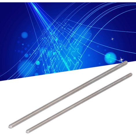 Dix unités sont vendues à la fois. Tige filetée en acier inoxydable M4 série 4808, référence 4808-0004-0090 (1/5)