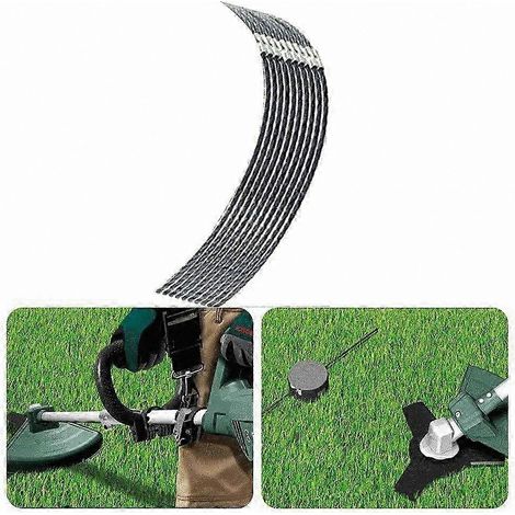 10er-Packung Nylon-Trimmfäden für Rasenmäher mit Schnalle, kompatibel mit AFS 23-37 Modellen F016800431 (1/4)