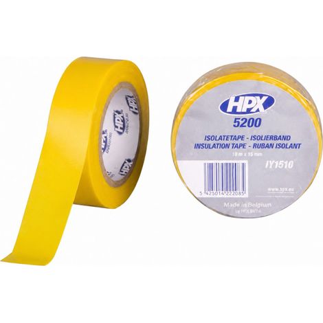 PVC-Isolierband TAPE 5200, gelb, 15mm x 10m