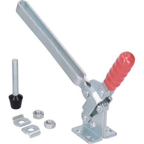 GH-101-D-15 Vertikale Hebelpresse, Schnellspannvorrichtung für Holzbearbeitung und Schweißen, Spannkraft 180 kg, Hochleistungs-Spannschraubstock. (1/5)