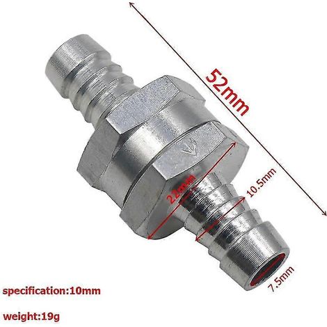 Rückschlagventil aus modifizierter Aluminiumlegierung für Fahrzeuge (4/6/8/10/12 mm) – Kfz-Teile und Zubehör 16496