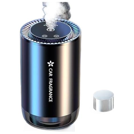 Diffuseur pour voiture, désodorisant intelligent pour voiture, mini diffuseur portable rechargeable, convient aux voitures, maisons, bureaux et chambres à coucher. (1/5)