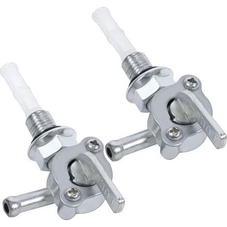 Lot de 2 interrupteurs de robinet de carburant M10, robinet de carburant universel, interrupteur de générateur de puissance, robinet de carburant pour générateur, réservoir de carburant, moto (1/5)