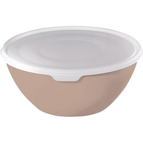 Rotho Schüssel mit Deckel Caruba, 3 L meadow rose, Frischhaltedose Schale