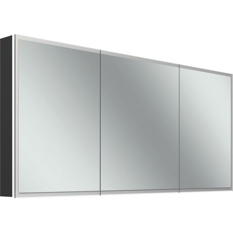 Armario con espejo Schneider GLOW D2W, 3 puertas 50/60/50cm, (1/5)