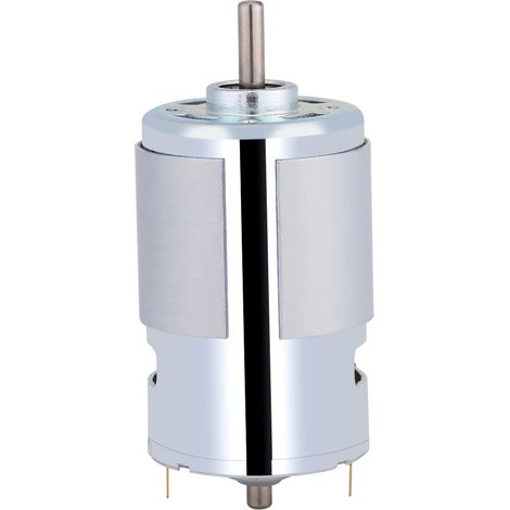 Moteur électrique DC micro 12V 100W 12000 tr/min arbre rond, couple élevé grande vitesse, usage universel (1/5)