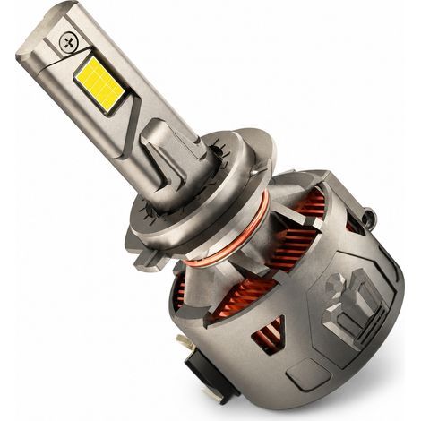 Lampadina LED per fari auto 9007, doppio fascio, 330 W, finitura bronzo, REDSEA (1/5)