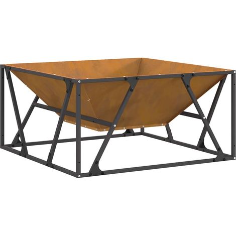 Braise Marron 80 x 80 x 40 cm Acier CFW607605 (1/5)