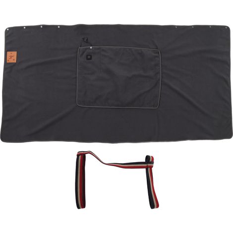 Châle chauffant USB, couverture électrique à 3 niveaux de température, gris, pour les épaules, le cou, les jambes et la taille (1/5)