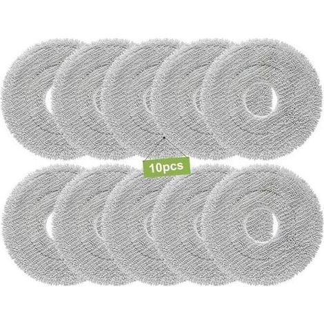 10 Pièces Serpillière Accessoires pour Dreame L10s Ultra Gen 3/Gen 2/L10s Pro Ultra Heat/X40/X50 Ultra Complete/L10s/L40/X30, pour ECOVACS T50 Pro Omni Gen2/T50 Omni,pour Roborock QV 35A/Qrevo S5V (1/5)