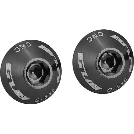GUB G-510 Lot de 2 vis de fixation M5 12 mm pour porte-bidon de vélo (noir) (1/5)